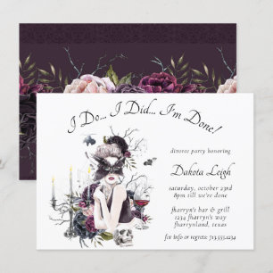Invitation La Vampiresse   Divorce Glamour Gothique et Maussa