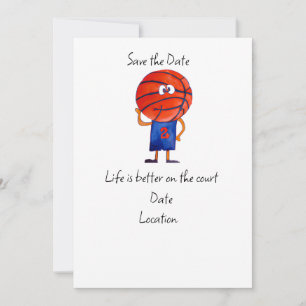 Invitation La vie d'un joueur de basket est meilleure sur le 