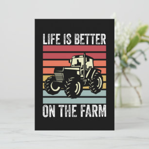 Invitation La Vie Est Mieux À La Ferme - Amateurs D'Agricultu