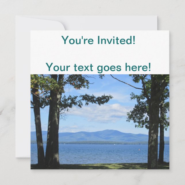 Invitation Lac Winnipesaukee (Devant)