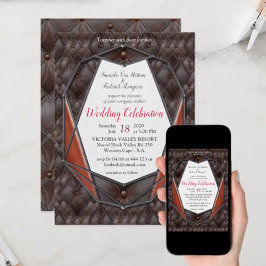 Invitation L'Académie du cuir 3D