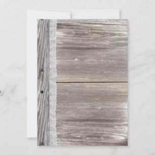 Invitation Lace Barnwood
