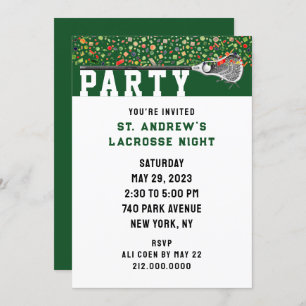 Invitation Lacrosse