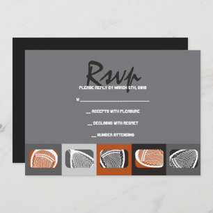 Invitation LACROSSE Bar Mitzvah Demande de réponse