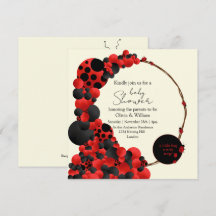 Lady Bug-Bird-Baby shower-Thème de fête