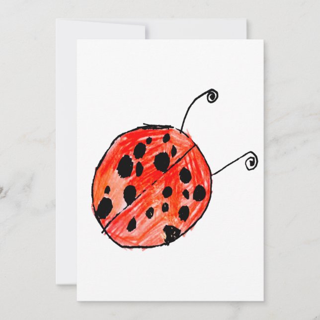 Invitation Ladybug (Devant)