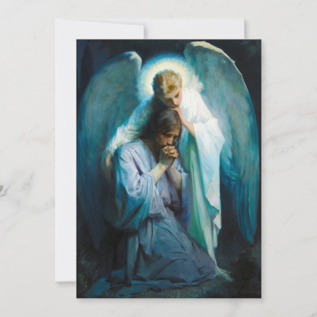 Invitation L'Agonie dans le Jardin par Frans Schwartz (Devant)