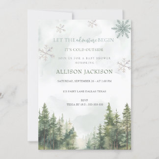 Invitation Laisser l'aventure commencer Baby shower de garçon