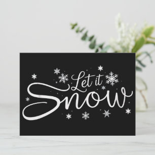 Invitation Laissez Tomber Amant Flocon De Neige Vacances Joye