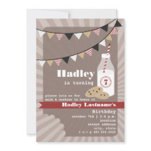Lait et biscuits Anniversaire - Chip de chocolat