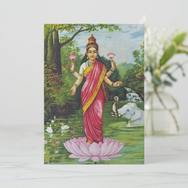 Invitation Lakshmi (Debout devant)