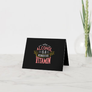 Invitation L'Alcool Est Une Vitamine Incomprise
