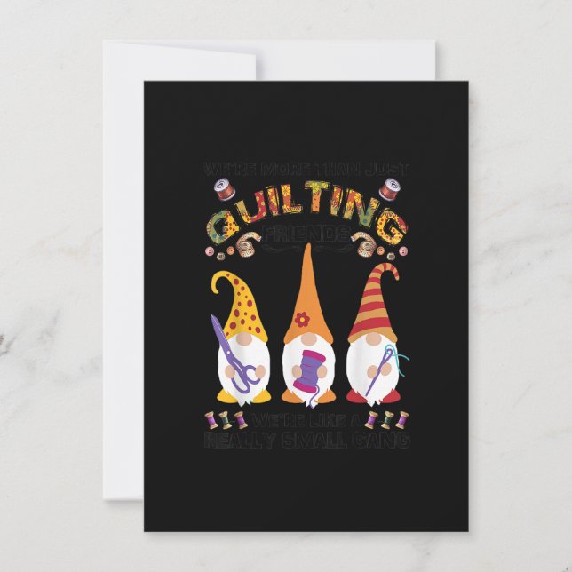 Invitation L'amie quilteuse de femmes était plus qu'une simpl (Devant)