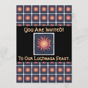 Invitation Lammas/Lughnasa Sun Harvest Pagan