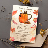 L'amour brasse automne nuptiale douche