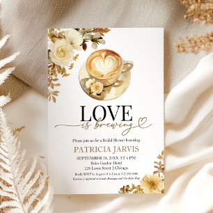 Invitation L'amour brasse la Fête des mariées