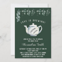 L'amour brasse la Fête des mariées de thé Eucalypt