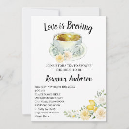 Invitation L'amour brasse les citrons et la Fête des mariées 