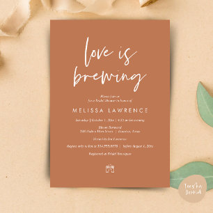 Invitation L'amour brasse, Perfect Fête des mariées Bière Par