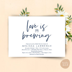 Invitation L'amour brasse, Perfect Fête des mariées Bière Par