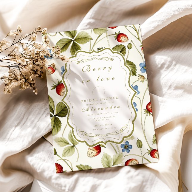 Invitation L'amour dans la Fête des mariées en fleur (Créateur téléchargé)