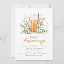 L'amour de la bière brasse l'invitation de la douc