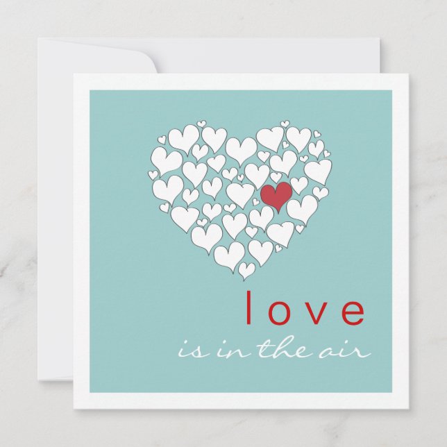 Invitation L'amour est dans l'invitation de la fête de la Sai (Devant)