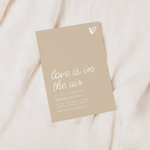 Invitation L'Amour Est Dans L'Invitation De La Fête des marié
