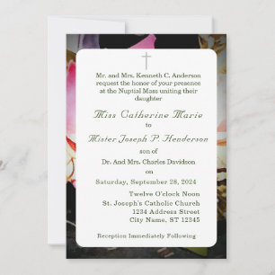 Invitation L'amour est en fleur Photo/Faire-part de mariage R