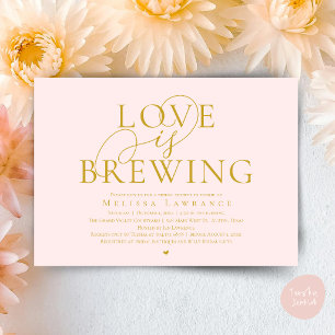 Invitation L'Amour Est En Train De Se Faire Une Élégante Fête