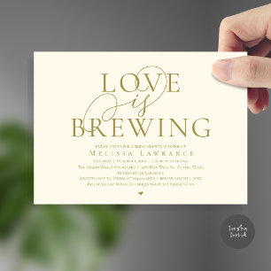 Invitation L'Amour Est En Train De Se Faire Une Élégante Fête
