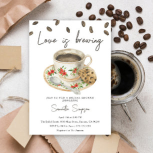 Invitation L'amour est en train de se préparer pour la fête d