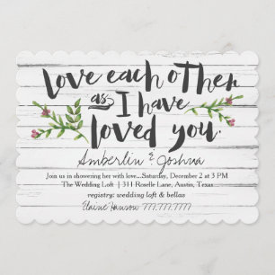 Invitation L'amour l'autre nuptiale