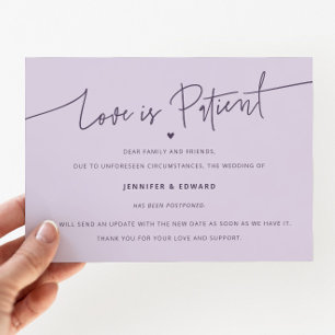 Invitation L'Amour Minimal Est Le Mariage Patient Mise À Jour