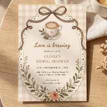 L'amour prépare du café Floral Vintage Personnalis