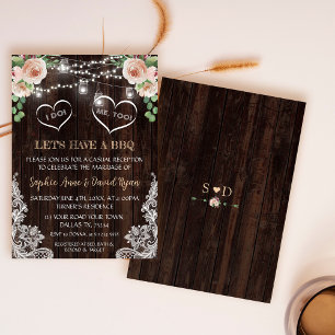 Invitation Lampions Fleuris Champagne Rose Grange JE FAIS DU 