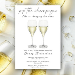 Invitation Lancement de Champagne pour EVJF