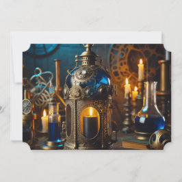 Invitation Lanterne de laboratoire de scientifiques gothiques