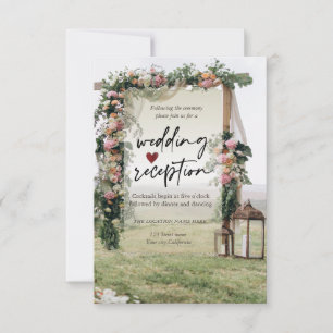 Invitation Lanterne de réception pour tonnelle de mariage