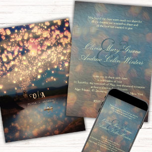 Invitation Lanternes de Vœux d'Amour
