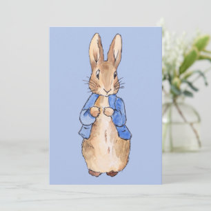 Invitation Lapin de livre d'histoires classique