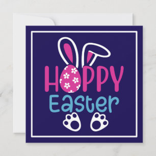 Invitation Lapin de Pâques Œuf Mignon Design de Printemps