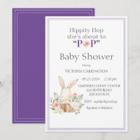 Lapin Lapin De Bois Violet Moderne