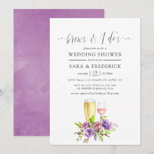 Invitation L'aquarelle florale de printemps se lève avant le 