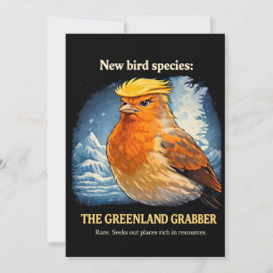 Invitation L'Art de l'Oiseau Satirique Politique du Prendeur