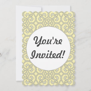 Invitation Latis Motif géométrique