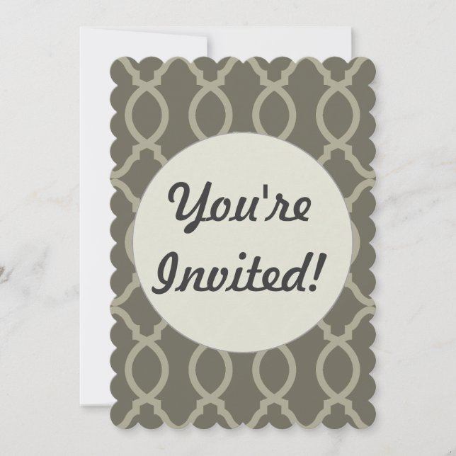 Invitation Latis Motif géométrique (Devant)