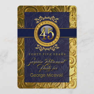Invitation Lauren4 Elegant Glamor Retraite Embossée Parti