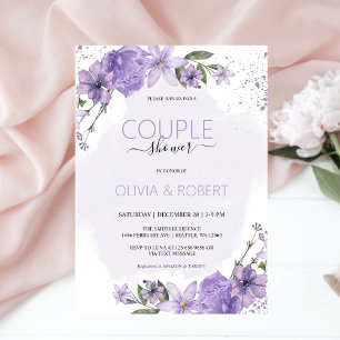Invitation Lavender Couple Shower