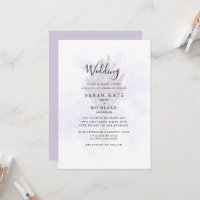 Lavender Floral Bride Parents Splash Mariage